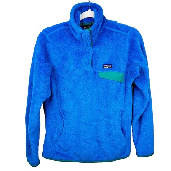 Patagonia Jackets & Blazers - Patagonia Re-Tool Snap-T Pullover Jacket Fleece Larimar Blue Green Medium